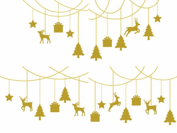 A Christmas Border Graphic for Seasonal Product Collections