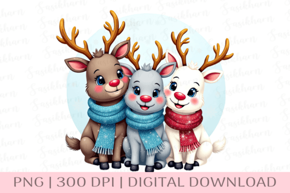 A Cute Reindeer Graphic for Warm Winter Illustrations