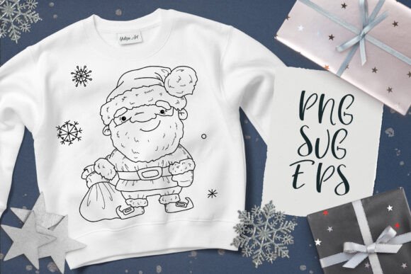 A Designer's Review: Putting the Christmas Santa Claus SVG into Practice
