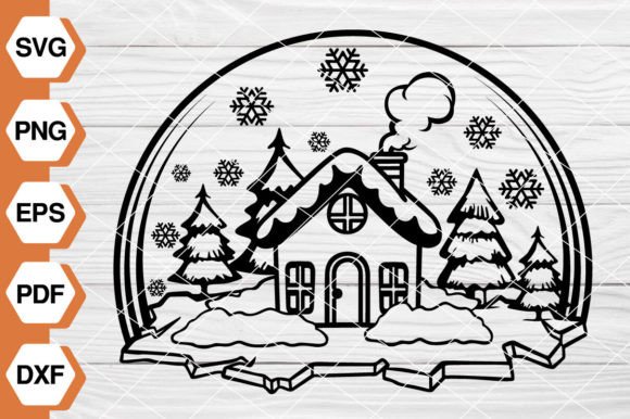 A Review of Christmas Scene SVG EP-157 Graphics