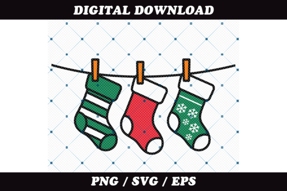 Christmas Stockings Hanging: A Versatile Graphics Asset