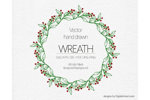Christmas Wreath Svg for Festive Branding and Graphics