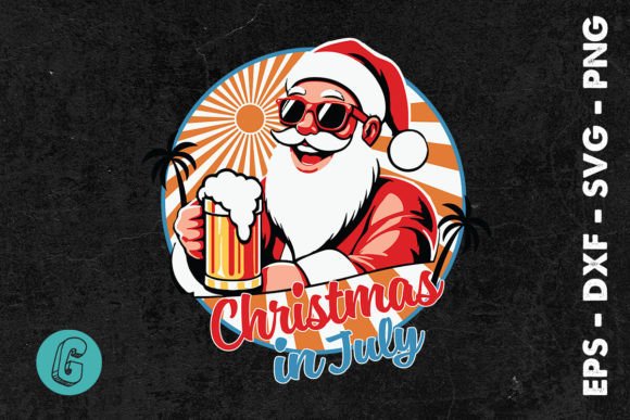 Santa Summer Vibes: An SVG Graphic Worth A Client's Budget