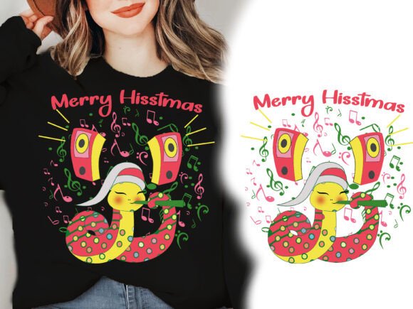 Snake Merry Hisstmas: A Playful Graphics Illustration