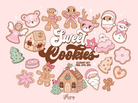 Sweet Gingerbread Christmas Bundle for Embroidery