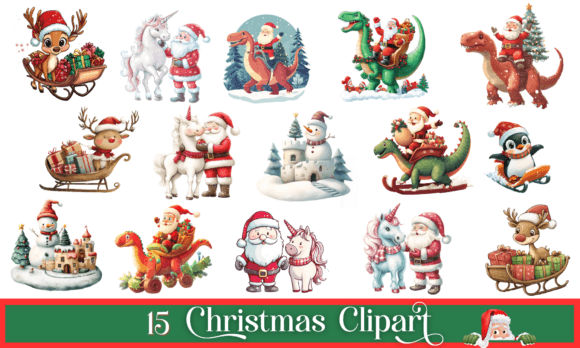 Transform Your Holiday Crafts with 15 Christmas Clipart